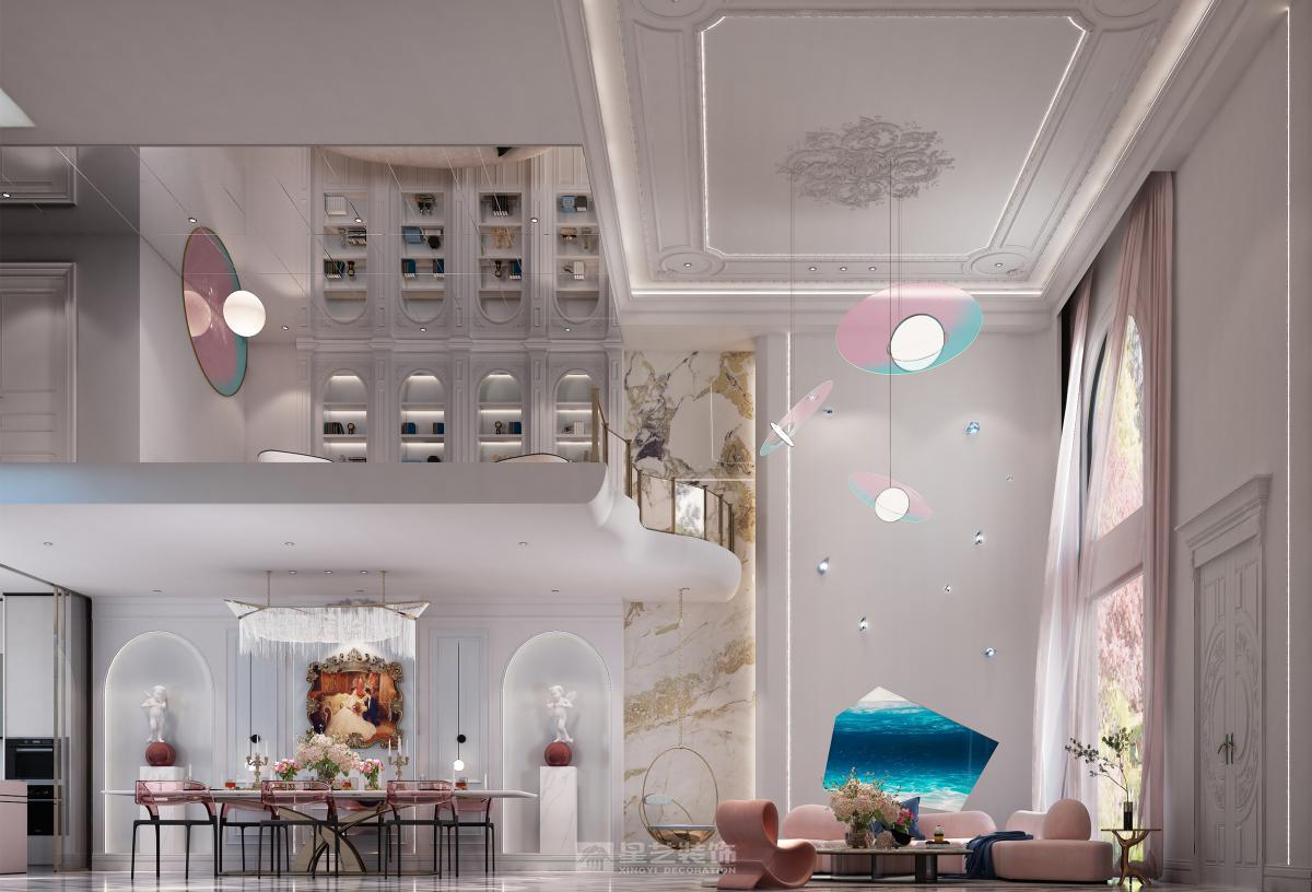 法式雙拼別墅設計